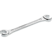 HAZET Oboustranný očkový maticový klíč ∙ otevřený 612-16X18 ∙ Profil vnější dvojitý šestihran ∙ Velikost 16 x 18 mm