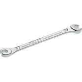 HAZET Oboustranný očkový maticový klíč ∙ otevřený 612-8X10 ∙ Profil vnější šestihran ∙ Velikost 8 x 10 mm