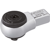 HAZET Nástrčná přepínací ráčna 6401N ∙ 9 x 12 mm nástrčný čtyřhran masiv ∙ 1/4 palce (6,3 mm) čtyřhran masivní ∙ Délka: 46 mm