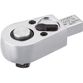 HAZET Nástrčná přepínací ráčna 6402-1S ∙ 9 x 12 mm nástrčný čtyřhran masiv ∙ 3/8 palce (10 mm) čtyřhran masivní ∙ Délka: 61 mm