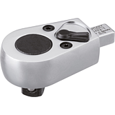 HAZET Nástrčná přepínací ráčna 6403-1 ∙ 9 x 12 mm nástrčný čtyřhran masiv ∙ 1/2 palce (12,5 mm) čtyřhran masivní ∙ Délka: 74,5 mm