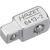 HAZET Prostrčný čtyřhran 6413-2 ∙ 3/8 palce (10 mm) čtyřhran masivní ∙ 1/4 palce (6,3 mm) čtyřhran masivní ∙ Délka: 22 mm