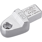 HAZET Nástrčný držák bitů 6420B ∙ 9 x 12 mm nástrčný čtyřhran masiv ∙ 1/4 palce (6,3 mm) šestihran dutý ∙ Délka: 40,5 mm