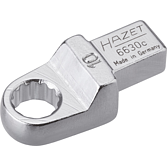 HAZET Nástrčný očkový klíč 6630C-10 ∙ 9 x 12 mm nástrčný čtyřhran masiv ∙ Vnější dvojitý šestihran trakční profil ∙ Velikost 10 mm