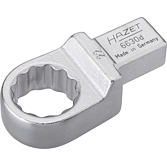 HAZET Nástrčný očkový klíč 6630D-22 ∙ 14 x 18 mm nástrčný čtyřhran masiv ∙ Vnější dvojitý šestihran trakční profil ∙ Velikost 22 mm