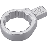 HAZET Nástrčný očkový klíč 6630D-41 ∙ 14 x 18 mm nástrčný čtyřhran masiv ∙ Vnější dvojitý šestihran trakční profil ∙ Velikost 41 mm