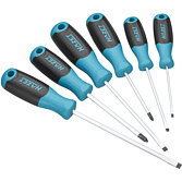 HAZET Sada šroubováků 811/6 ∙ Křížový profil PH, Plochý profil ∙ 6-dílný ∙ PH1 – PH2 ∙ 0,5 x 3 – 1,2 x 6,5