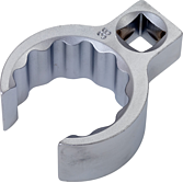 HAZET Očkový klíč ∙ otevřený 848Z-36 ∙ 1/2 palce (12,5 mm) čtyřhran dutý ∙ Profil vnější dvojitý šestihran ∙ Velikost 36 mm ∙ Vnitřní čtyřhran 12,5 = <sup>1</sup>⁄<sub>2</sub>″