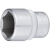 HAZET Nástrčná hlavice 850-14 ∙ 1/4 palce (6,3 mm) čtyřhran dutý ∙ Trakční profil vnější šestihran ∙ Velikost 14 mm