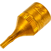 HAZET Nástrčná hlavice 8502-T9 ∙ 1/4 palce (6,3 mm) čtyřhran dutý ∙ Vnitřní profil TORX® ∙ Velikost T9