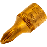 HAZET Nástrčná hlavice 8506-PH2 ∙ 1/4 palce (6,3 mm) čtyřhran dutý ∙ Křížový profil PH ∙ Velikost PH2
