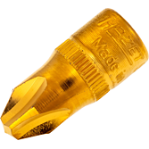 HAZET Nástrčná hlavice 8506-PH4 ∙ 1/4 palce (6,3 mm) čtyřhran dutý ∙ Křížový profil PH ∙ Velikost PH4
