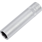 HAZET Nástrčná hlavice 850LG-8 ∙ 1/4 palce (6,3 mm) čtyřhran dutý ∙ Trakční profil vnější šestihran ∙ Velikost 8 mm