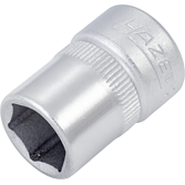 HAZET Nástrčná hlavice 880-11 ∙ 3/8 palce (10 mm) čtyřhran dutý ∙ Trakční profil vnější šestihran ∙ Velikost 11 mm