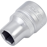 HAZET Nástrčná hlavice 880-8 ∙ 3/8 palce (10 mm) čtyřhran dutý ∙ Trakční profil vnější šestihran ∙ Velikost 8 mm