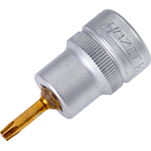 HAZET Nástrčná hlavice 8802-T15 ∙ 3/8 palce (10 mm) čtyřhran dutý ∙ Vnitřní profil TORX® ∙ Velikost T15