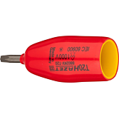 Uvnitř n&aacute;strčn&eacute;ho kl&iacute;če HAZET 3/8 "TORX&reg; &scaron;roubov&aacute;k