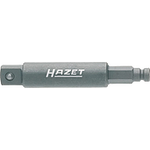 HAZET Adaptér pro rázový a strojní utahovák 8808S-1 ∙ 5/16 palce (8 mm) šestihran masivní ∙ 3/8 palce (10 mm) čtyřhran masivní ∙ Délka: 75 mm