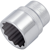 HAZET Nástrčná hlavice 880AZ-13/16 ∙ 3/8 palce (10 mm) čtyřhran dutý ∙ Vnější dvojitý šestihran trakční profil ∙ Velikost 13/16″