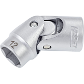 HAZET Kloubová nástrčná hlavice 880G-12 ∙ 3/8 palce (10 mm) čtyřhran dutý ∙ Trakční profil vnější šestihran ∙ Velikost 12 mm