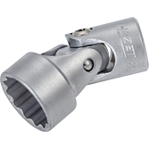 HAZET Kloubová nástrčná hlavice 880G-Z18 ∙ 3/8 palce (10 mm) čtyřhran dutý ∙ Vnější dvojitý šestihran trakční profil ∙ Velikost 18 mm