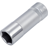 HAZET Nástrčná hlavice 880LG-13 ∙ 3/8 palce (10 mm) čtyřhran dutý ∙ Trakční profil vnější šestihran ∙ Velikost 13 mm