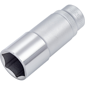 HAZET Nástrčná hlavice 880LG-20 ∙ 3/8 palce (10 mm) čtyřhran dutý ∙ Trakční profil vnější šestihran ∙ Velikost 20 mm