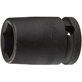 HAZET Nástrčná hlavice pro rázový a strojový utahovák 880S-14 ∙ 3/8 palce (10 mm) čtyřhran dutý ∙ Trakční profil vnější šestihran ∙ Velikost 14 mm