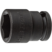 HAZET Nástrčná hlavice pro rázový a strojový utahovák 880S-17 ∙ 3/8 palce (10 mm) čtyřhran dutý ∙ Trakční profil vnější šestihran ∙ Velikost 17 mm