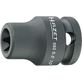 HAZET Nástrčná hlavice pro rázový a strojový utahovák 880S-E14 ∙ 3/8 palce (10 mm) čtyřhran dutý ∙ Vnější profil TORX® ∙ Velikost E14