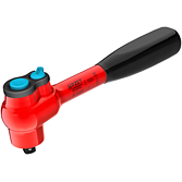 HAZET HiPer jemnozubá přepínací ráčna ∙ s ochrannou izolací 8816HPKV ∙ 3/8 palce (10 mm) čtyřhran masivní ∙ Délka: 208 mm