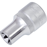 HAZET Nástrčná hlavice 900-E12 ∙ 1/2 palce (12,5 mm) čtyřhran dutý ∙ Vnější profil TORX® ∙ Velikost E12