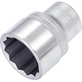 HAZET Nástrčná hlavice 900AZ-1 ∙ 1/2 palce (12,5 mm) čtyřhran dutý ∙ Vnější dvojitý šestihran trakční profil ∙ Velikost 1″