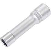 HAZET Nástrčná hlavice 900LG-12 ∙ 1/2 palce (12,5 mm) čtyřhran dutý ∙ Trakční profil vnější šestihran ∙ Velikost 12 mm
