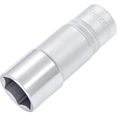 HAZET Nástrčná hlavice 900LG-24 ∙ 1/2 palce (12,5 mm) čtyřhran dutý ∙ Trakční profil vnější šestihran ∙ Velikost 24 mm