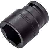 HAZET Nástrčná hlavice pro rázový a strojový utahovák 900S-24 ∙ 1/2 palce (12,5 mm) čtyřhran dutý ∙ Trakční profil vnější šestihran ∙ Velikost 24 mm