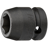 HAZET Nástrčná hlavice pro rázový a strojový utahovák 900SK-13 ∙ 1/2 palce (12,5 mm) čtyřhran dutý ∙ Trakční profil vnější šestihran ∙ Velikost 13 mm