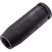 HAZET Nástrčná hlavice pro rázový a strojový utahovák 900SLG-16 ∙ 1/2 palce (12,5 mm) čtyřhran dutý ∙ Trakční profil vnější šestihran ∙ Velikost 16 mm