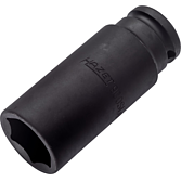 HAZET Nástrčná hlavice pro rázový a strojový utahovák 900SLG-24 ∙ 1/2 palce (12,5 mm) čtyřhran dutý ∙ Trakční profil vnější šestihran ∙ Velikost 24 mm