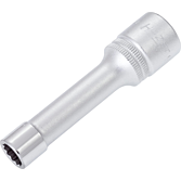 HAZET Nástrčná hlavice 900TZ-10 ∙ 1/2 palce (12,5 mm) čtyřhran dutý ∙ Vnější dvojitý šestihran trakční profil ∙ Velikost 10 mm