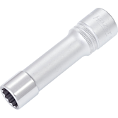 HAZET Nástrčná hlavice 900TZ-13 ∙ 1/2 palce (12,5 mm) čtyřhran dutý ∙ Vnější dvojitý šestihran trakční profil ∙ Velikost 13 mm