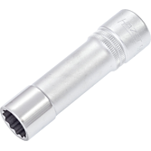 HAZET Nástrčná hlavice 900TZ-15 ∙ 1/2 palce (12,5 mm) čtyřhran dutý ∙ Vnější dvojitý šestihran trakční profil ∙ Velikost 15 mm