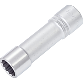 HAZET Nástrčná hlavice 900TZ-16 ∙ 1/2 palce (12,5 mm) čtyřhran dutý ∙ Vnější dvojitý šestihran trakční profil ∙ Velikost 16 mm