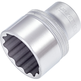 HAZET Nástrčná hlavice 900Z-32 ∙ 1/2 palce (12,5 mm) čtyřhran dutý ∙ Vnější dvojitý šestihran trakční profil ∙ Velikost 32 mm