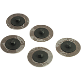 HAZET Brusných polštářů ∙ ⌀ 50 mm ∙ zrnitost 60 9033-11-S060 ∙ 5-dílný