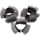 HAZET Kartáčový pás ∙ široký 23 mm ∙ hrubý ∙ zahnuté hroty 9033-6-02/5