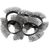 HAZET Kartáčový pás ∙ široký 11 mm ∙ hrubý ∙ zahnuté hroty 9033-6-03/5