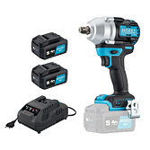 HAZET Aku rázový utahovák 9512-950/4 ∙ Povolovací moment maximální [Nm]: 950 Nm ∙ 1/2 palce (12,5 mm) čtyřhran masivní ∙ 4-dílný