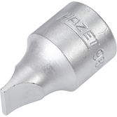 HAZET Nástrčná hlavice 980-2X13 ∙ 1/2 palce (12,5 mm) čtyřhran dutý ∙ Plochý profil ∙ Velikost 2 x 13 mm