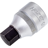 HAZET Nástrčná hlavice 985-12 ∙ 1/2 palce (12,5 mm) čtyřhran dutý ∙ Profil vnitřní šestihran ∙ Velikost 12 mm